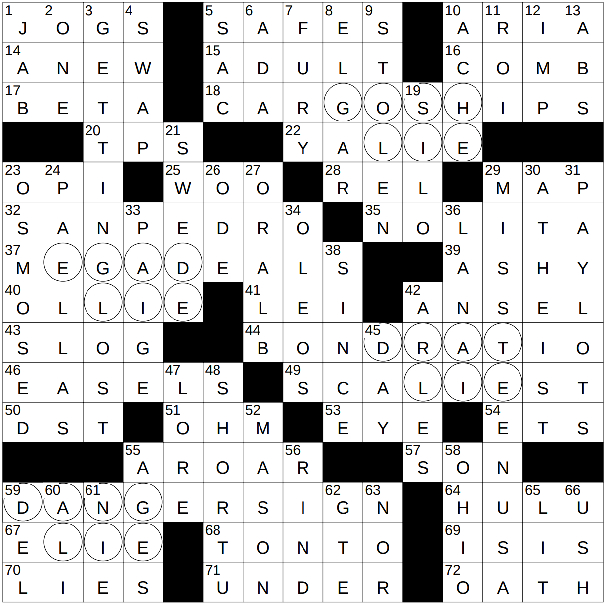 0111 23 NY Times Crossword 11 Jan 23 Wednesday NYXCrossword