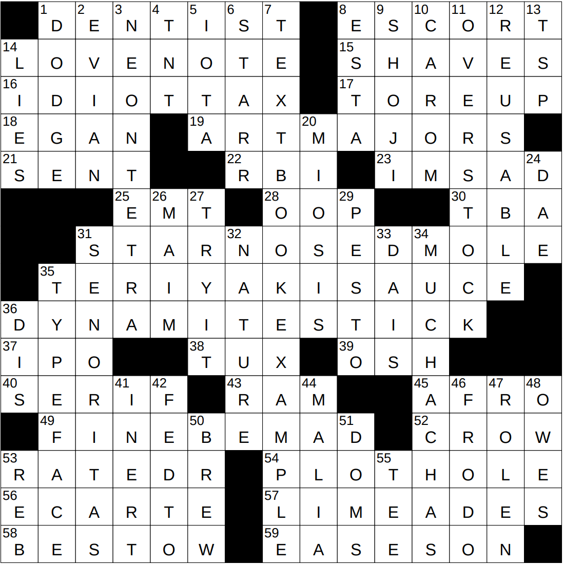 0905 25 NY Times Crossword 5 Sep 25 Friday NYXCrossword