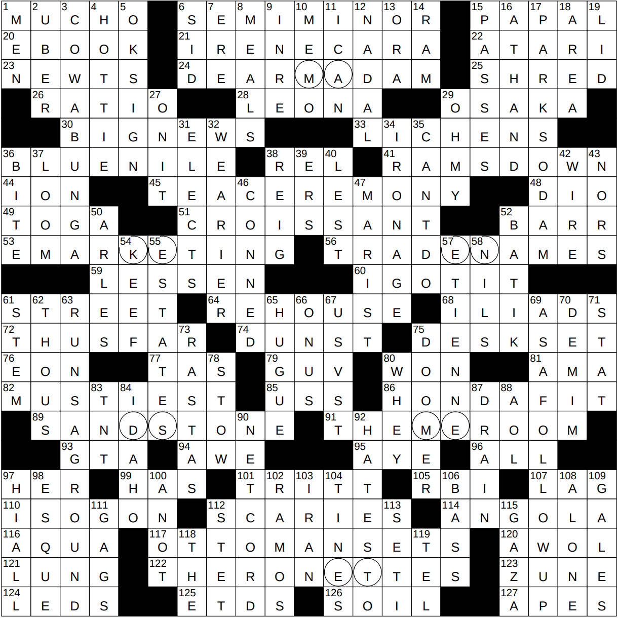crossword beast of burden