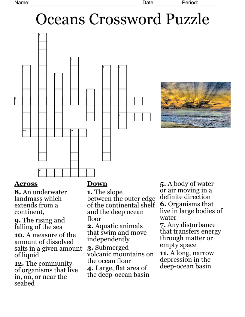 aquatic plant crossword