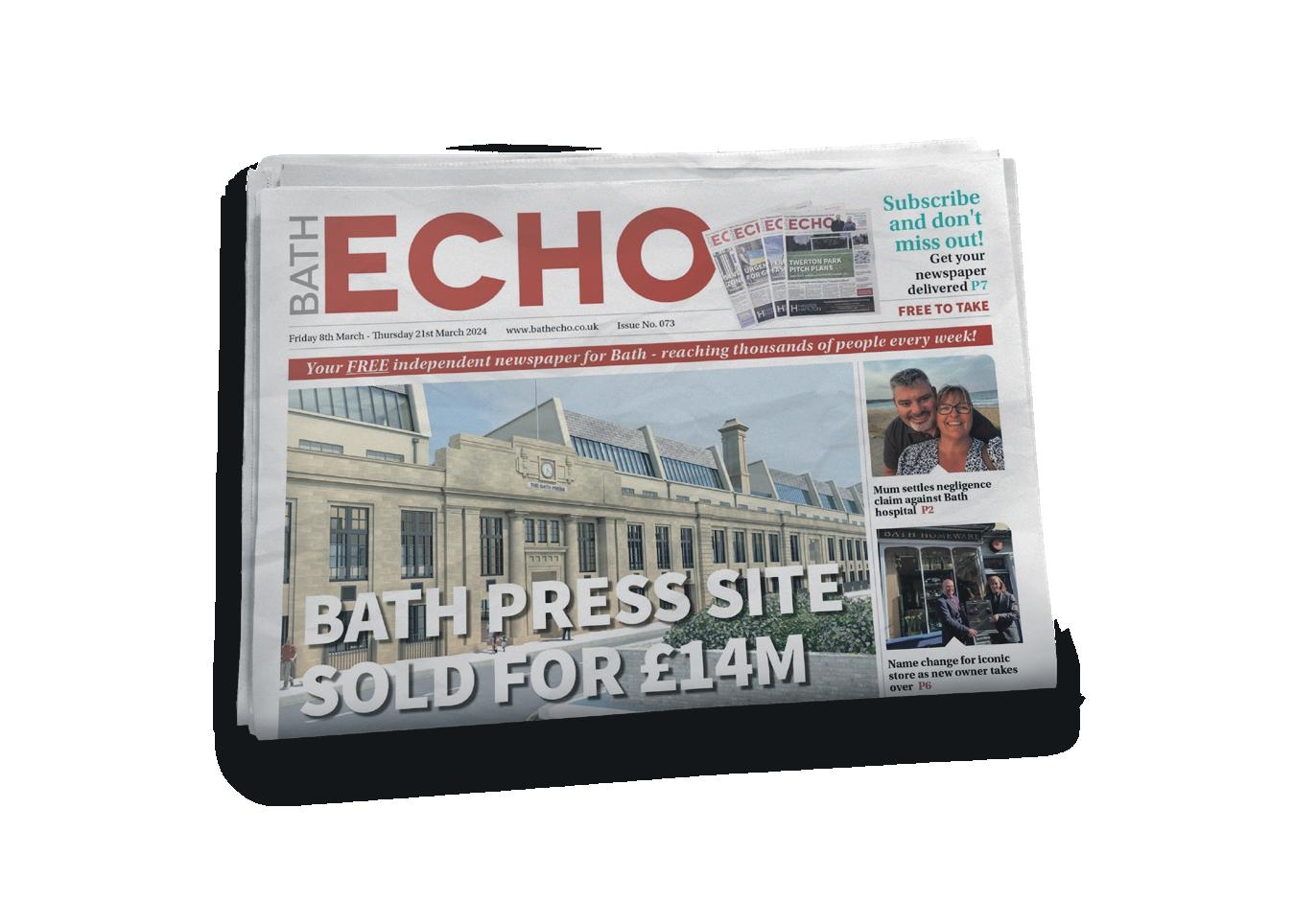 Bath Echo Issue 074 22 03 2024 By Media Bath Issuu Bath Echo Issue 074 22 03 2024 By Media Bath Issuu