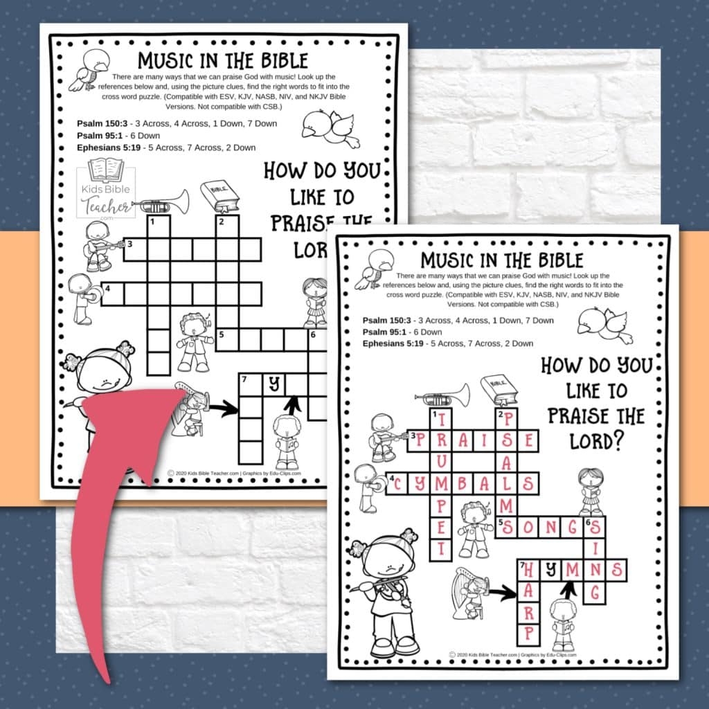 hymn of praise crossword