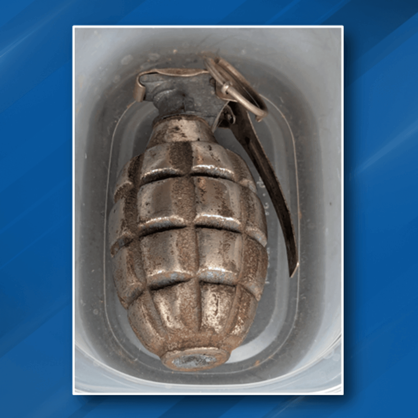 Bomb Squad Responds After Local Woman Finds Hand Grenade Belonging To Deceased Husband