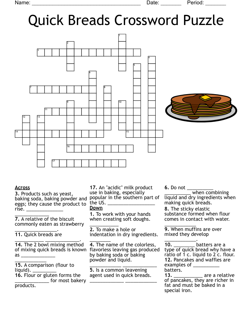 Breads Around The World Crossword WordMint