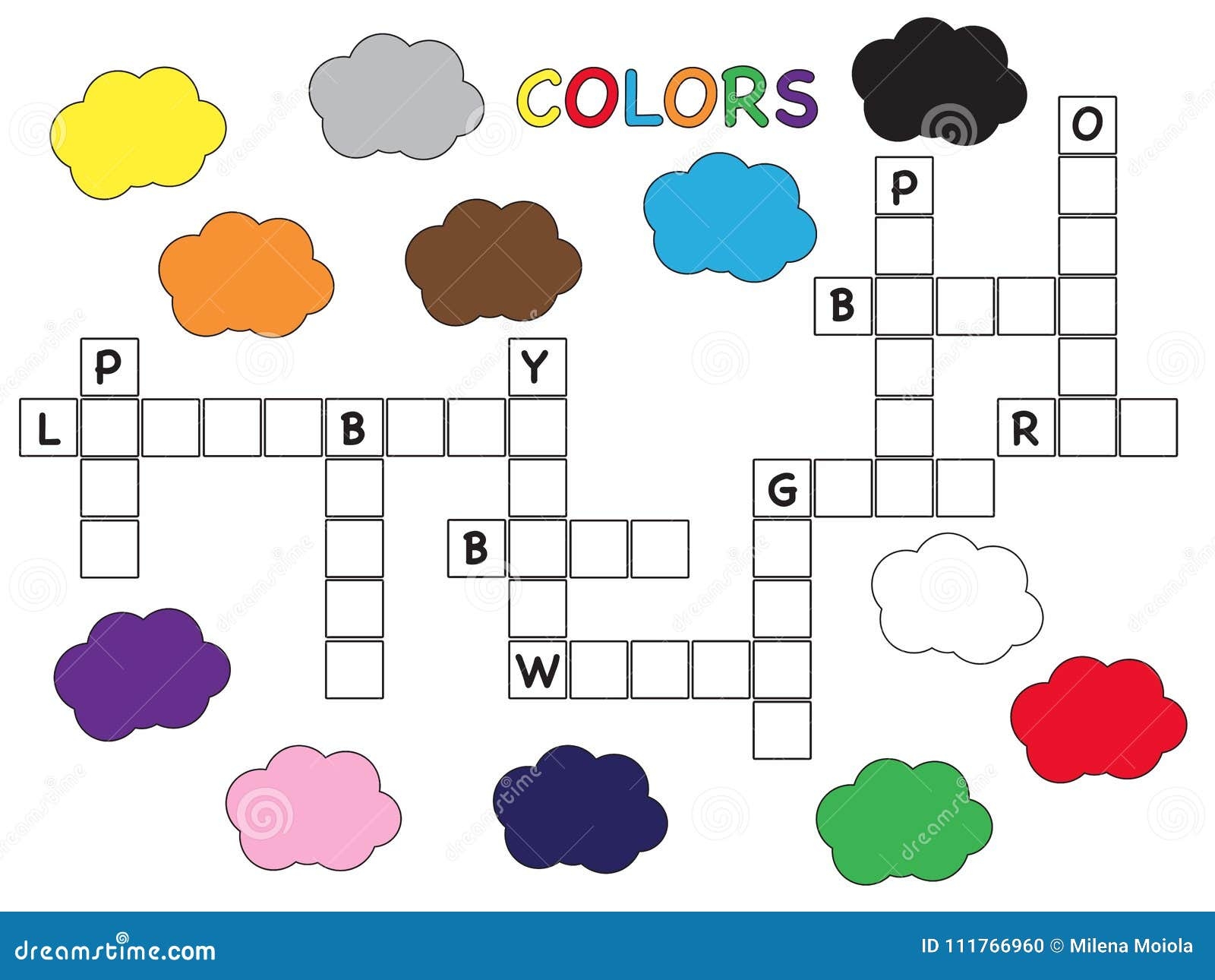 Colors Crossword Stock Illustrations 254 Colors Crossword Stock Illustrations Vectors Clipart Dreamstime