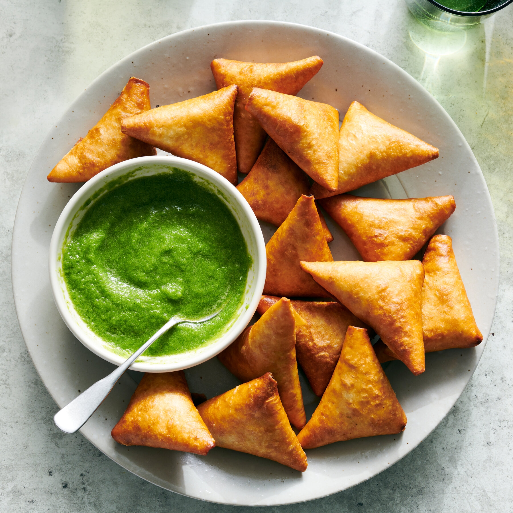 samosa cousin crossword