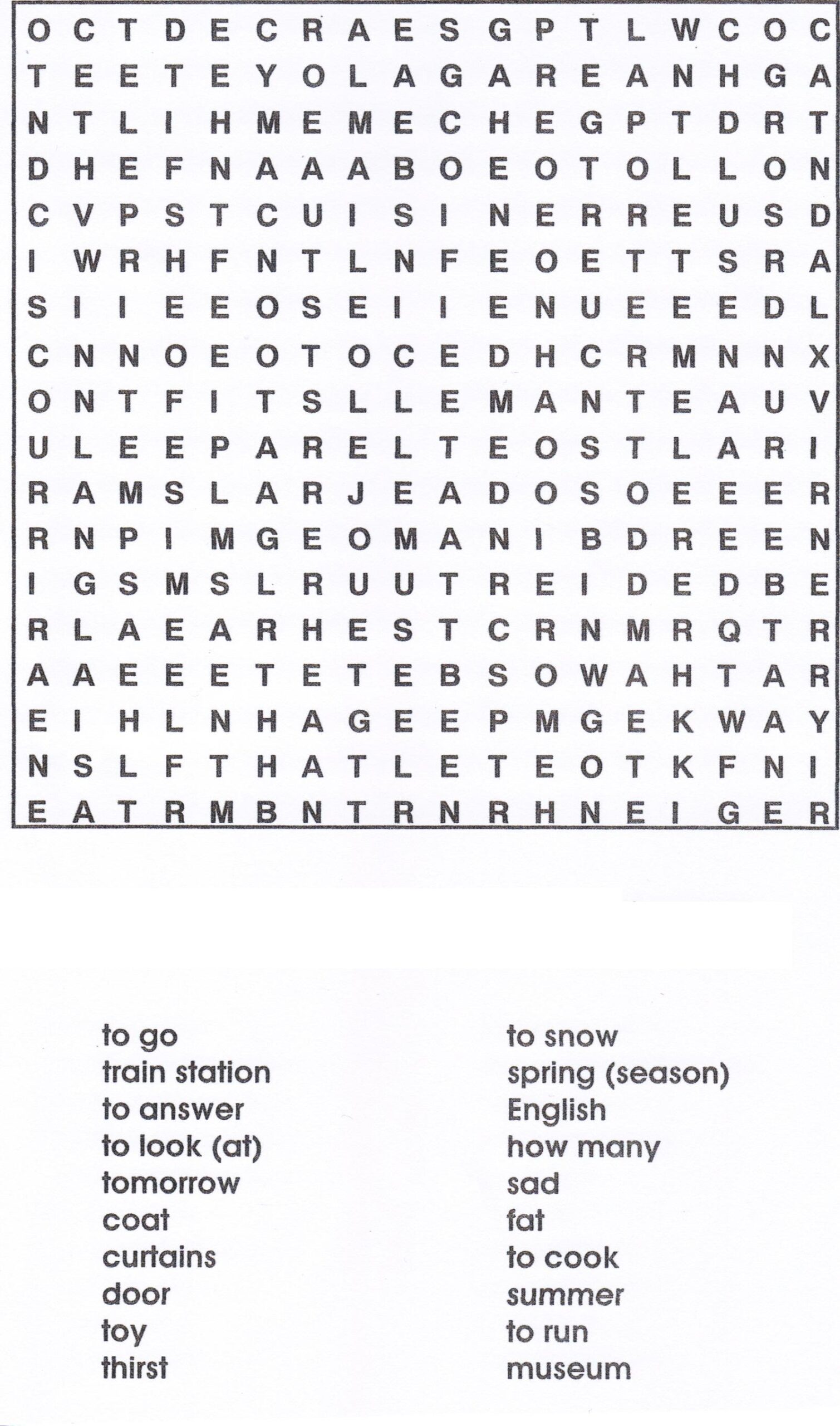 Crossword 24 7 In FRANCE