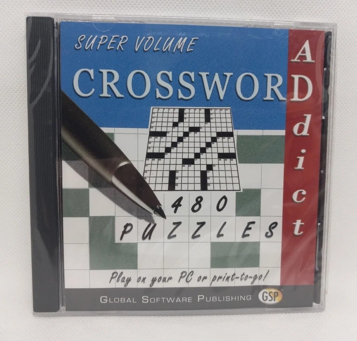 Crossword Addict Super Volume PC Game Windows 98 ME 2000 XP New Sealed EBay