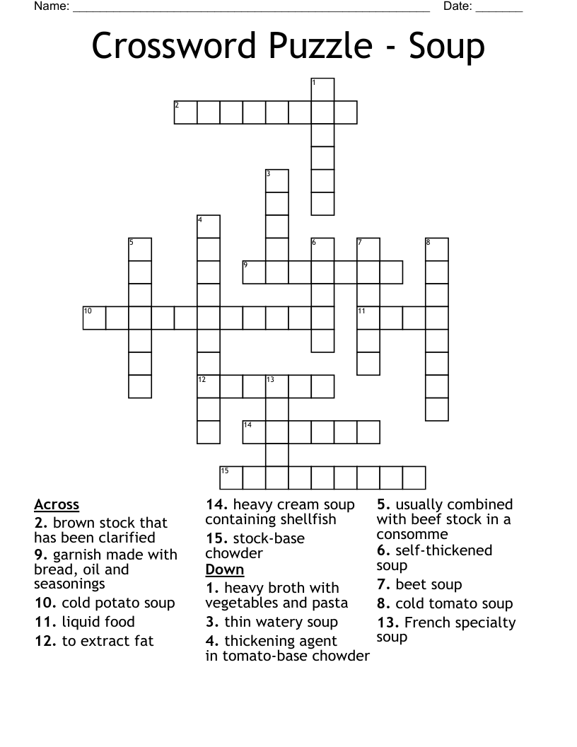 Crossword Puzzle Soup WordMint