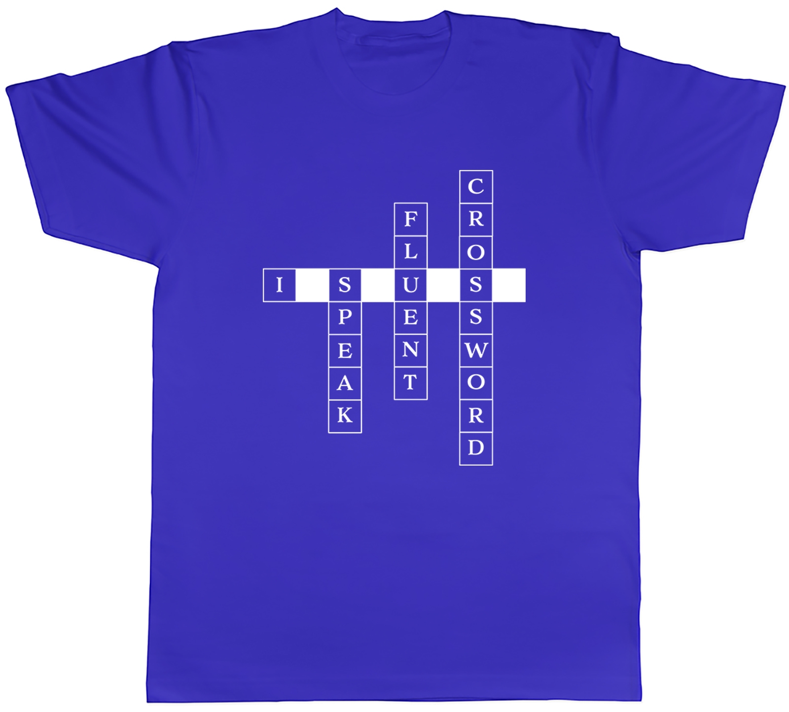 Crossword Puzzles Mens T Shirt I Speak Fluent Crossword Tee Gift EBay