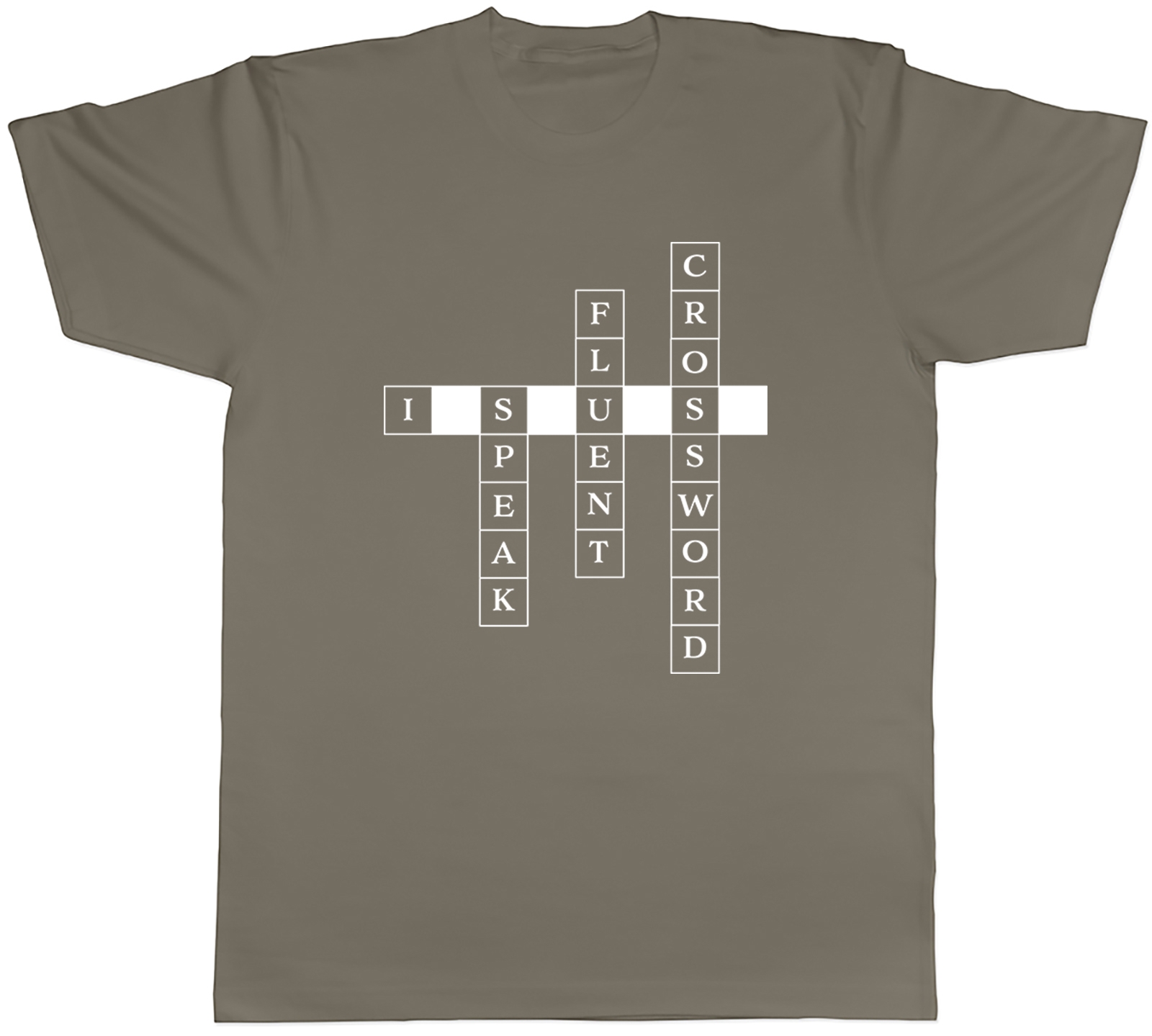 Crossword Puzzles Mens T Shirt I Speak Fluent Crossword Tee Gift EBay