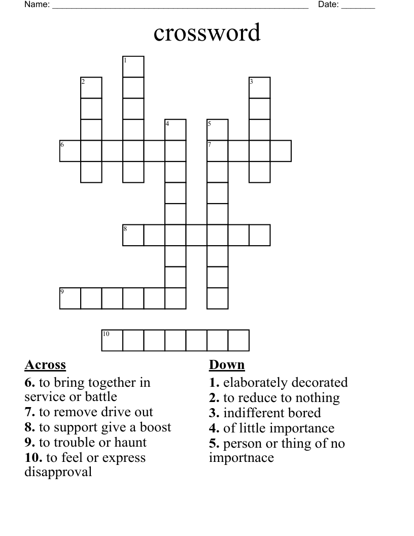 Crossword WordMint