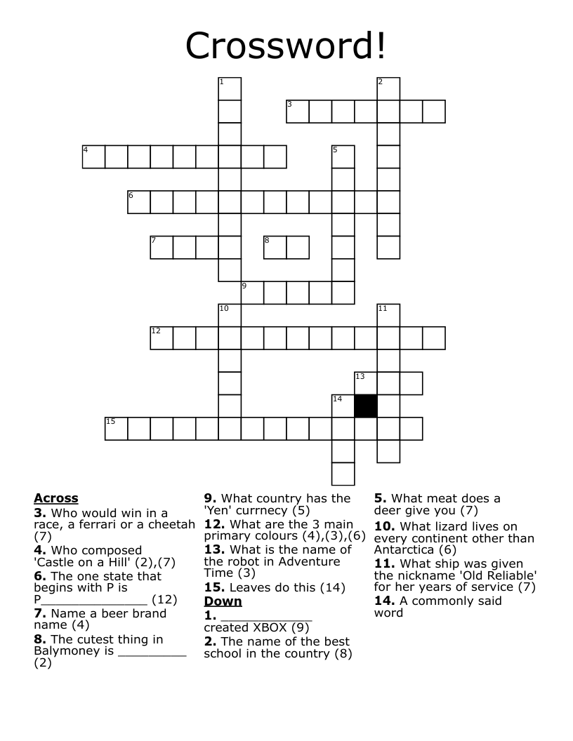 italian beer brand crossword