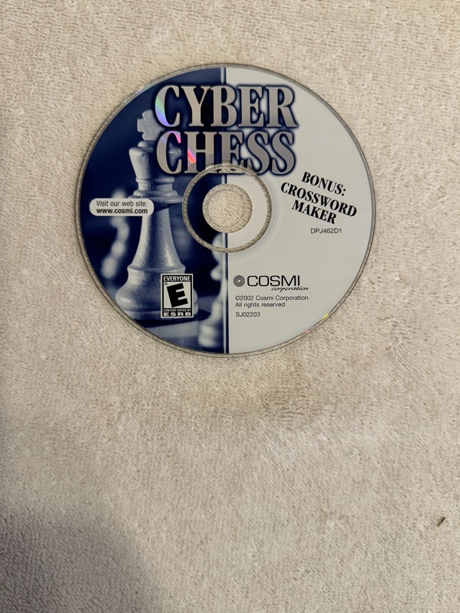 Cyber Chess With Crossword Maker PC 2002 Cosmi CD ONLY EBay