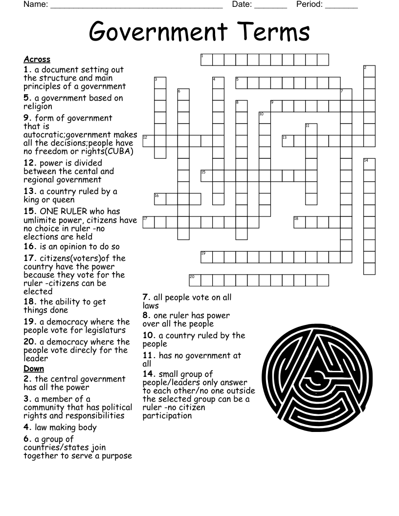 Elections And Voting Crossword WordMint Elections And Voting Crossword WordMint