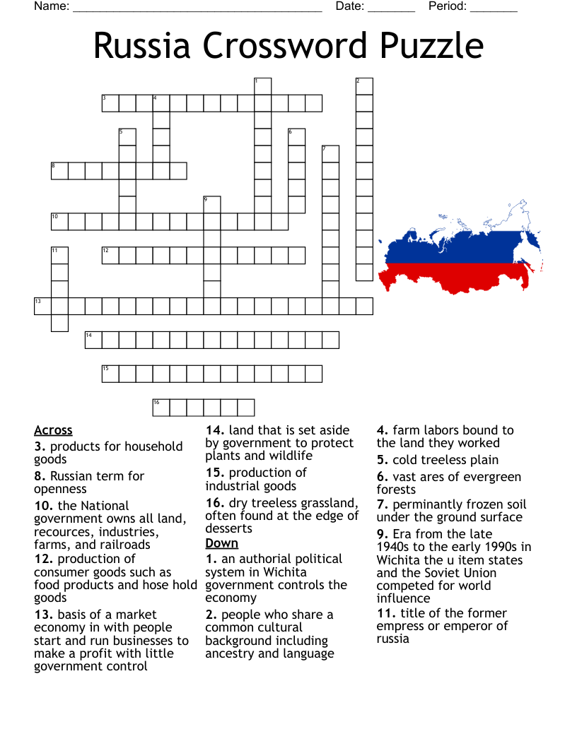 Environment Crossword WordMint