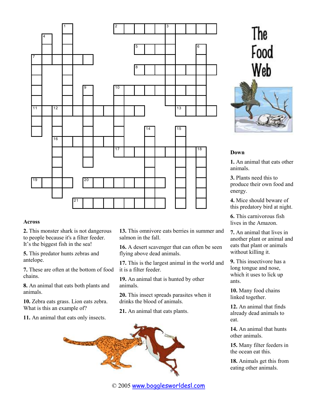 food fishes crossword