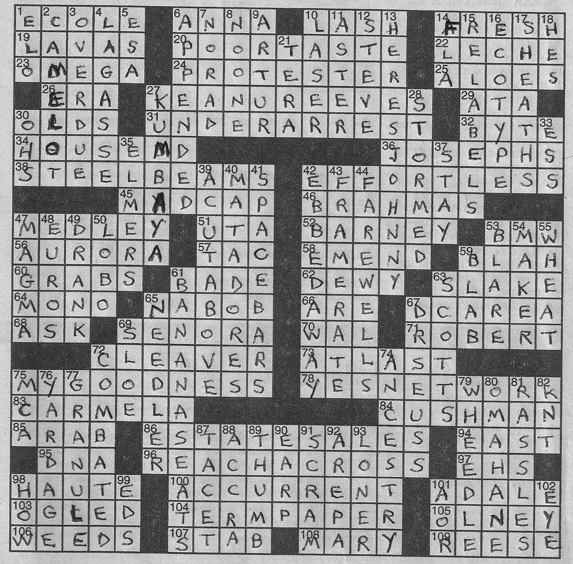Frank Longo Crosswords Frank Longo Crosswords