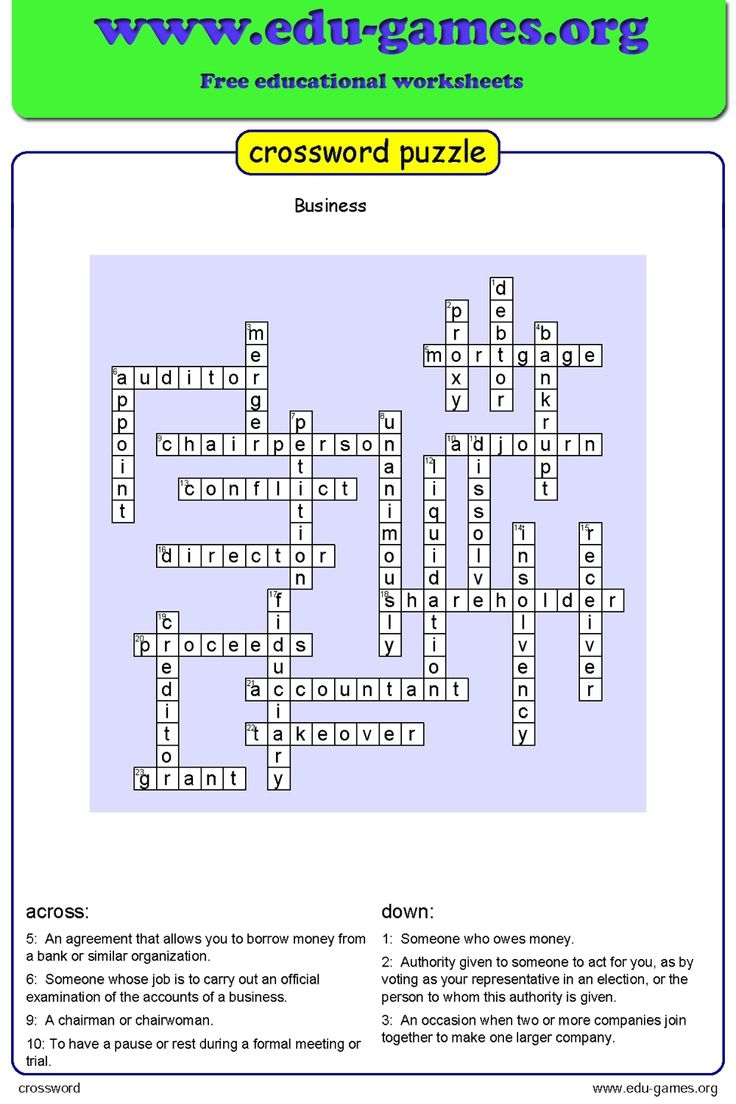 exam in a detective story crossword
