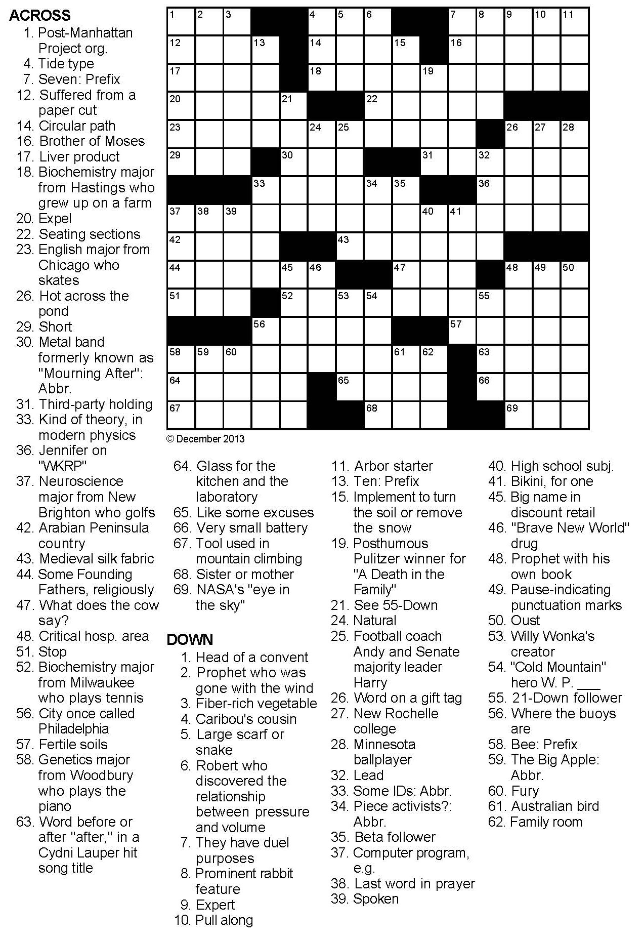 head as a project crossword head as a project crossword