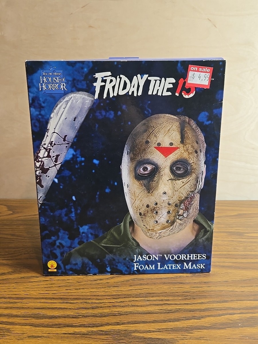 Friday The 13th Jason Voorhees Foam Latex Mask House Of Horror New In Box EBay Friday The 13th Jason Voorhees Foam Latex Mask House Of Horror New In Box EBay