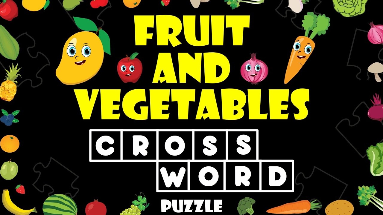 Guess The Fruit And Vegetables Quiz Which Fruit Or Vegetable Am I Fruit Vegetables Crossword YouTube