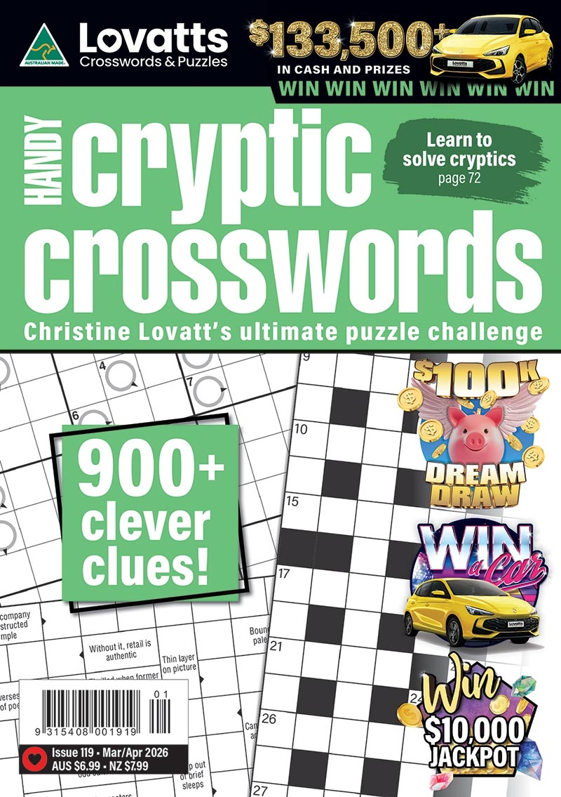 Handy Cryptic Crosswords Magazine Lovatts Crosswords Puzzles Handy Cryptic Crosswords Magazine Lovatts Crosswords Puzzles