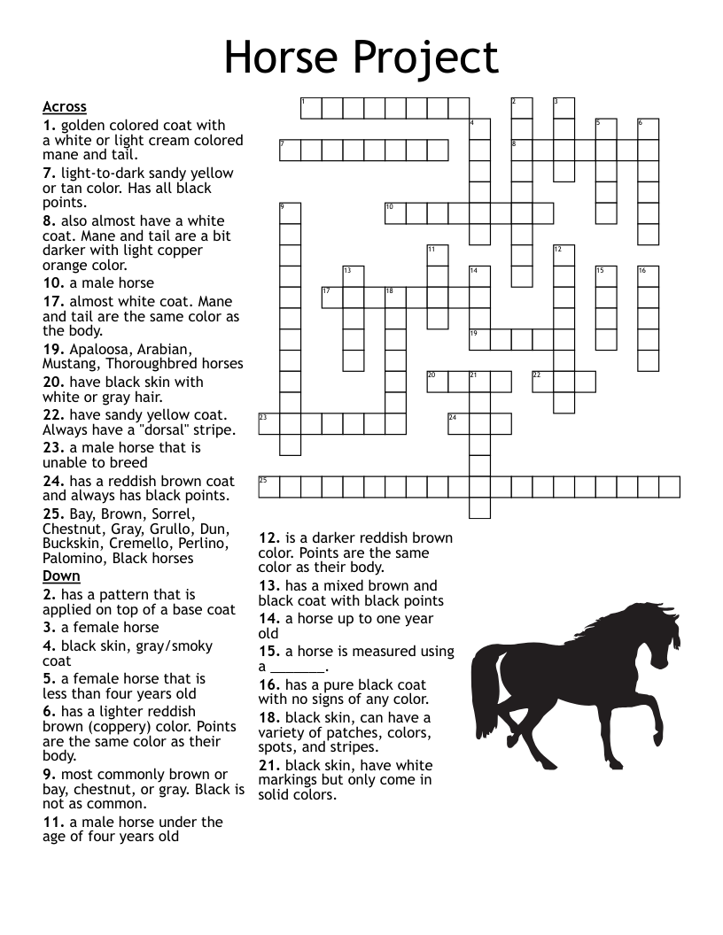 reddish brown crossword
