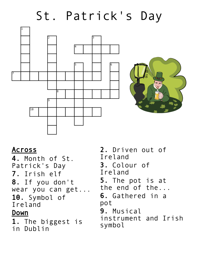 gaelic language crossword