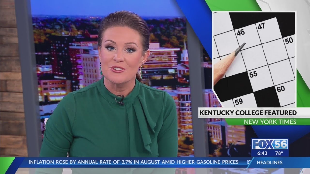 Kentucky College Featured In New York Times Crossword Puzzle YouTube Kentucky College Featured In New York Times Crossword Puzzle YouTube