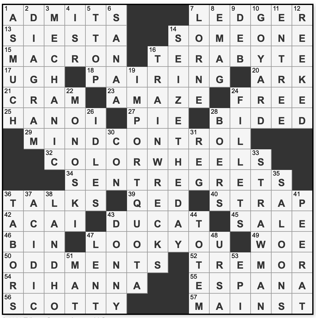 L A Times Crossword Corner Saturday December 5 2020 Roland Huget L A Times Crossword Corner Saturday December 5 2020 Roland Huget