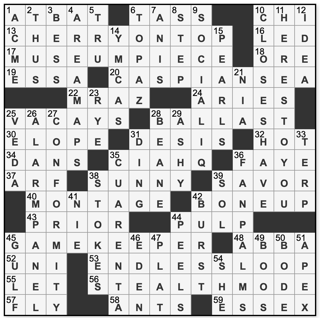 L A Times Crossword Corner Saturday March 9 2024 Jamey Smith