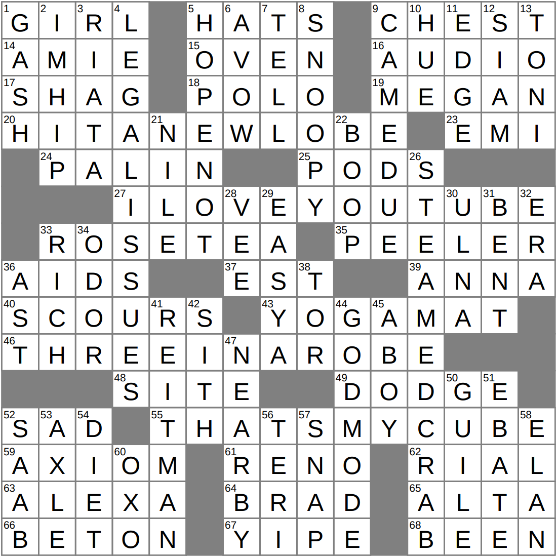 LA Times Crossword 23 Jan 26 Friday LAXCrossword