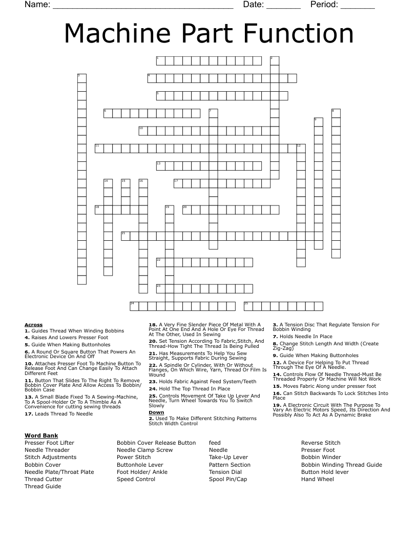 needle case crossword