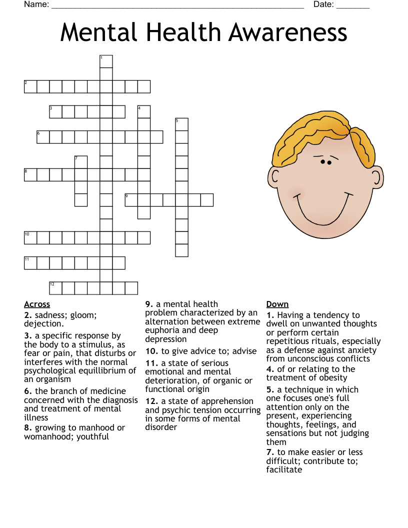 Massage Therapy Crossword WordMint