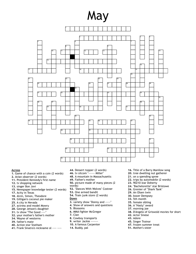 coin star crossword