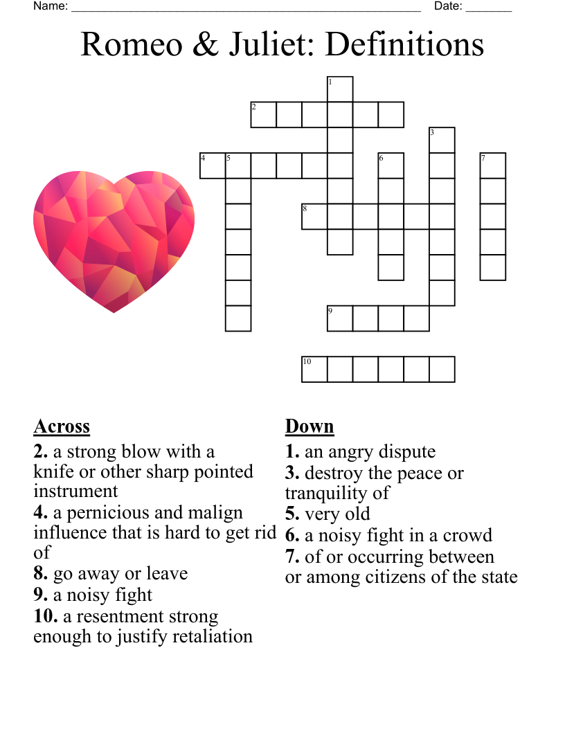 Medieval Weapons Crossword WordMint