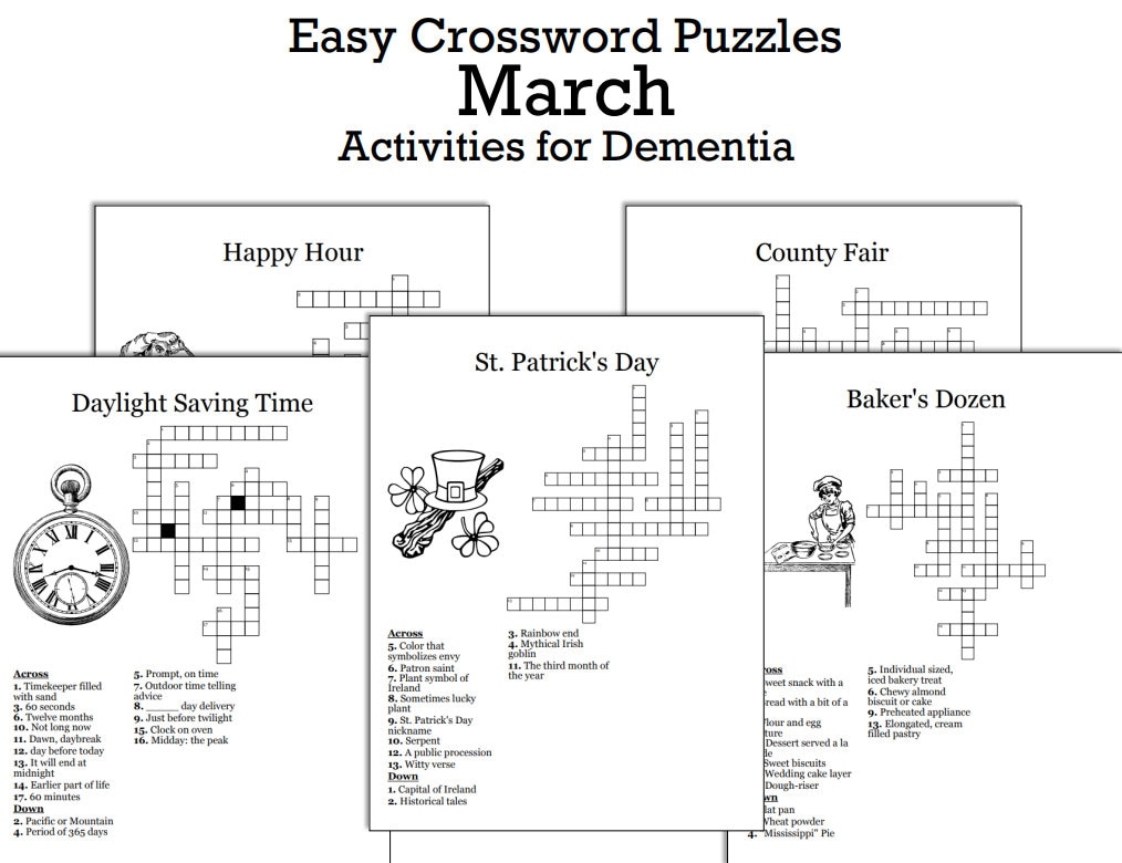 Memory enhancing Crossword Puzzles For Dementia Printable Brain Exercise For Improved Cognitive Functio Etsy Memory enhancing Crossword Puzzles For Dementia Printable Brain Exercise For Improved Cognitive Functio Etsy