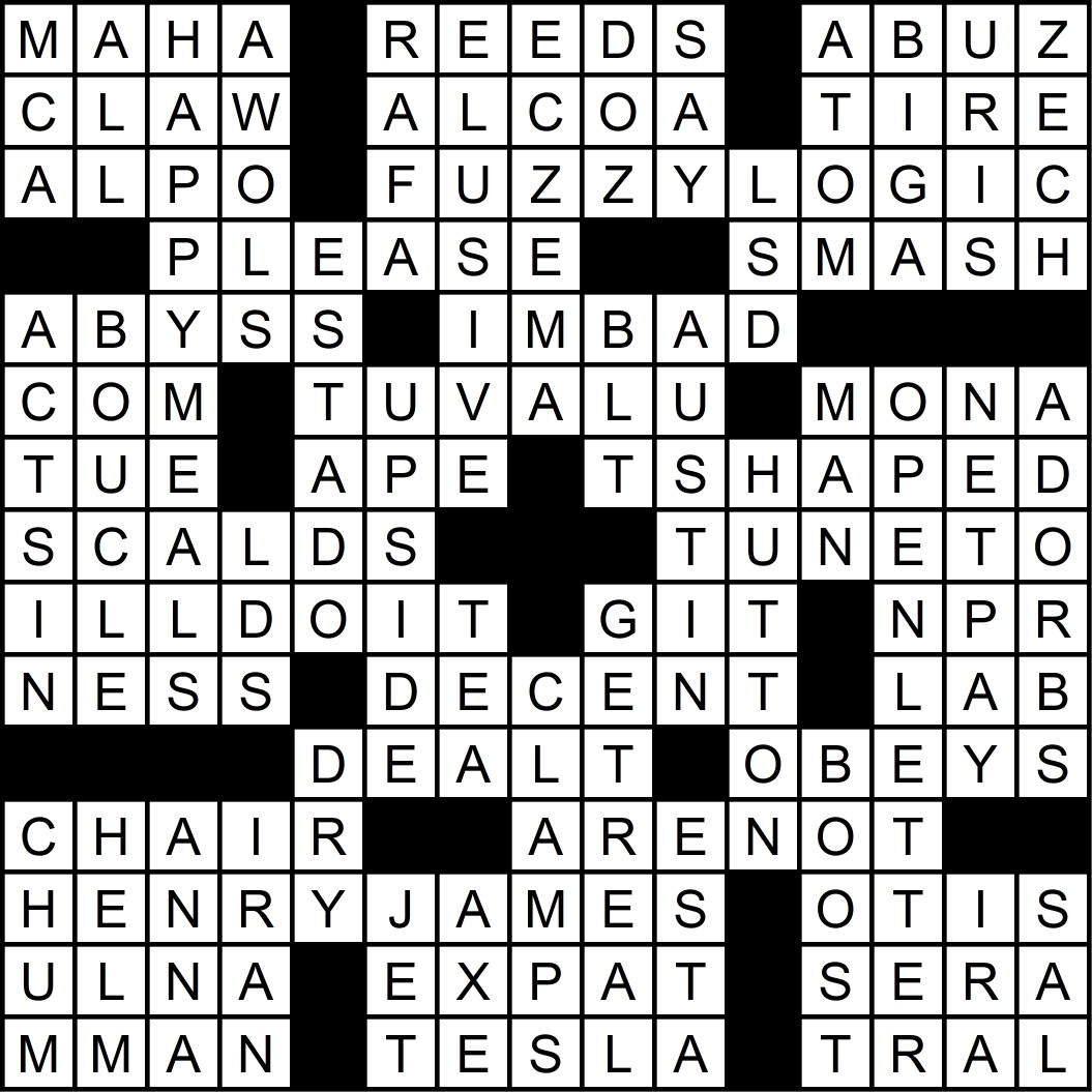 MGWCC 635 Saturday August 1st 2020 Don t Even Try Matt Gaffney s Weekly Crossword Contest