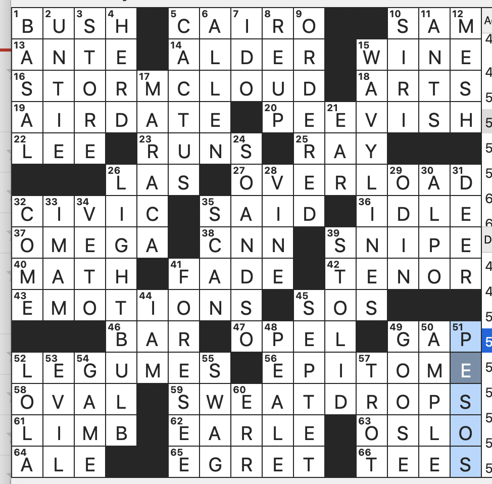 Monday October 19 2020 Diary Of A Crossword Fiend Monday October 19 2020 Diary Of A Crossword Fiend