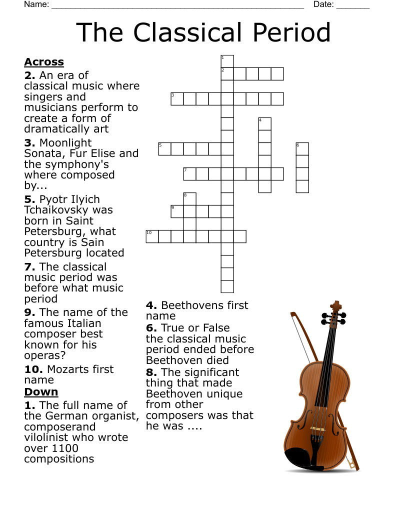 classic theater name crossword