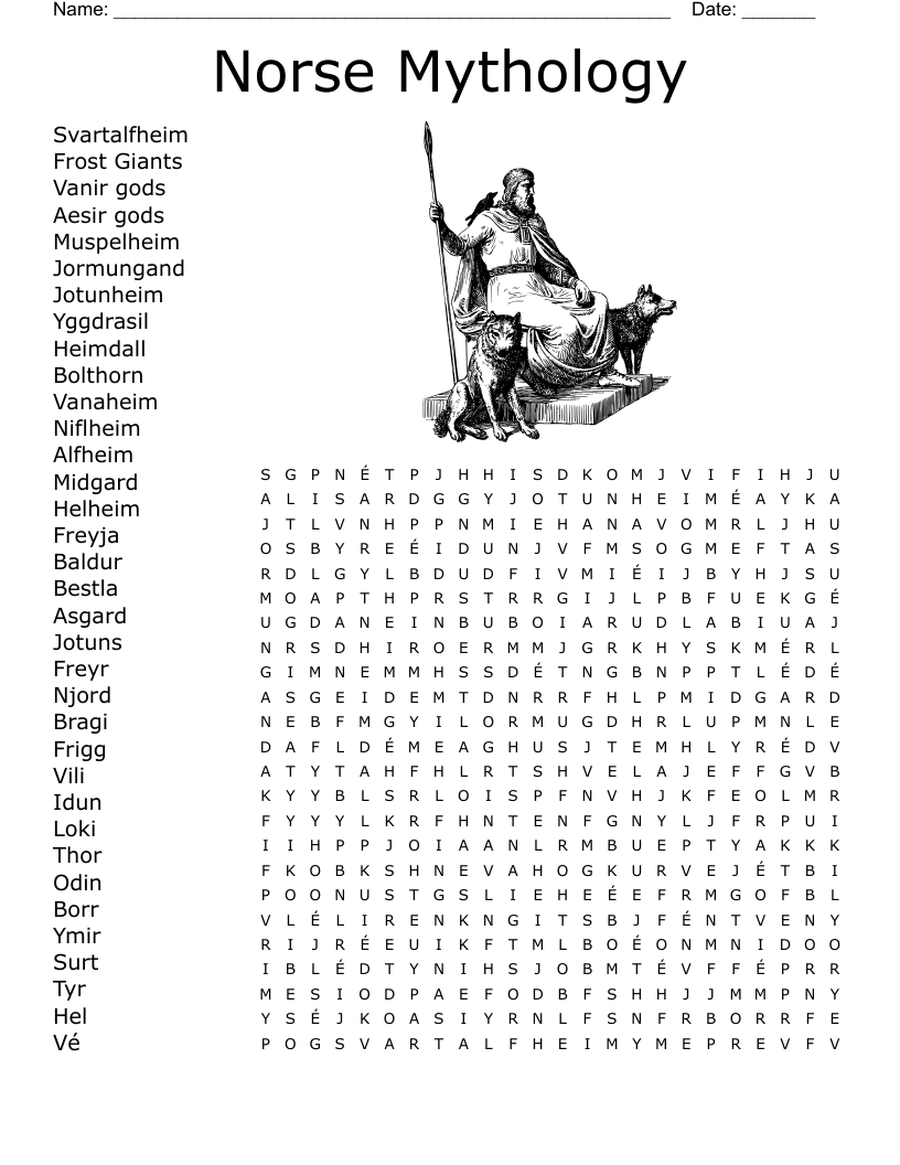 Mythology Pantheons And Creation Myths Crossword WordMint Mythology Pantheons And Creation Myths Crossword WordMint