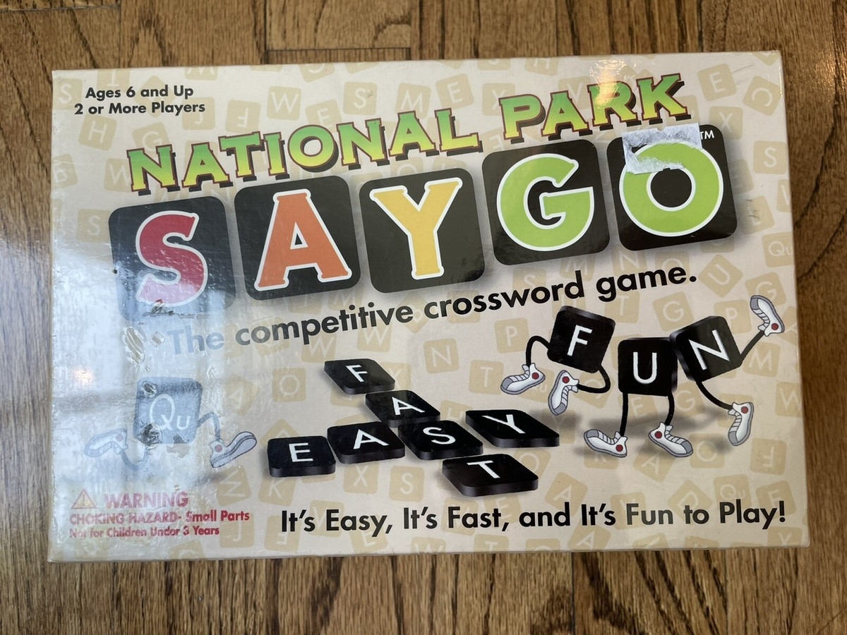 National Park Say Go Board Game Competitive Crossword Family Word Game McKinley EBay National Park Say Go Board Game Competitive Crossword Family Word Game McKinley EBay