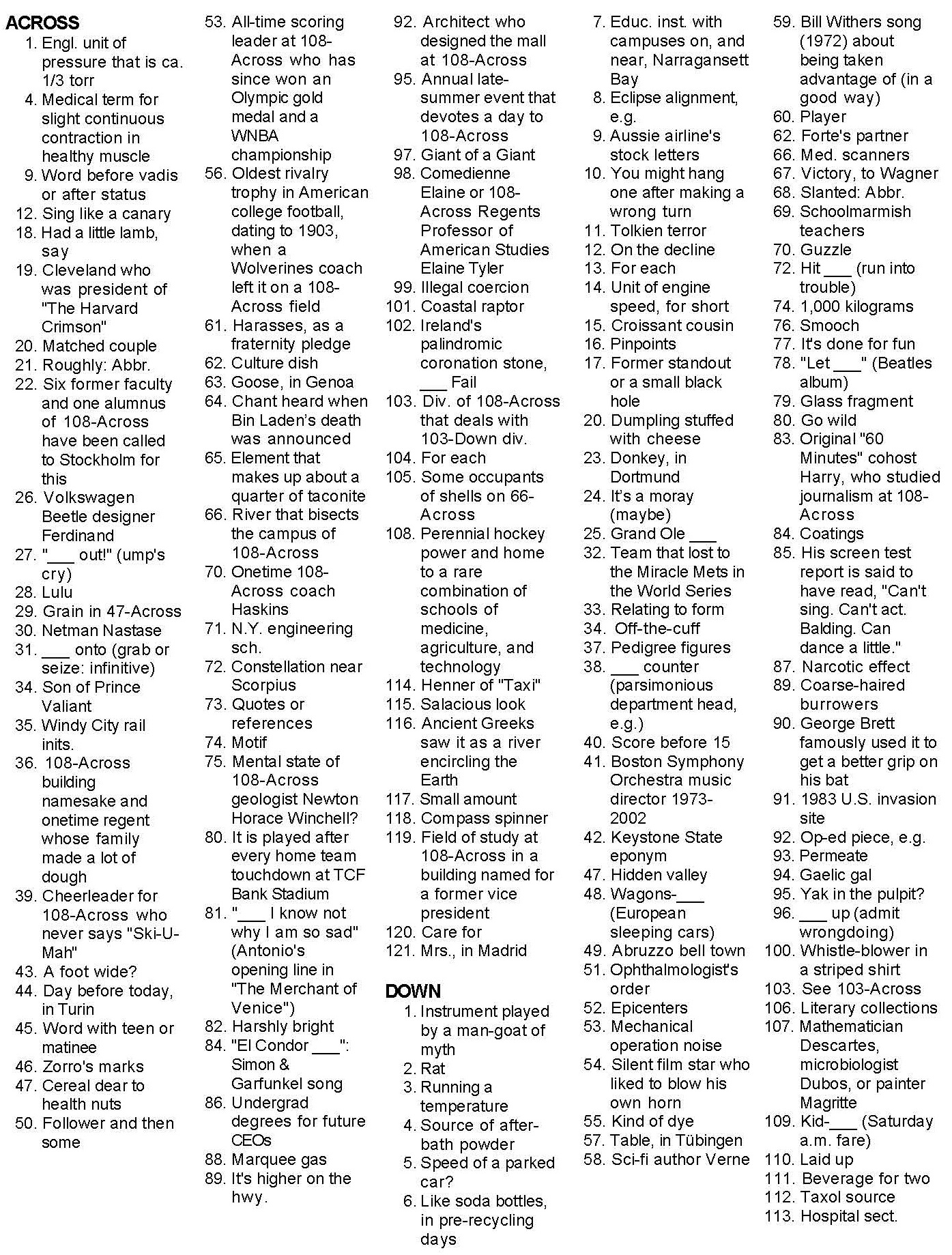 prince valiants son crossword