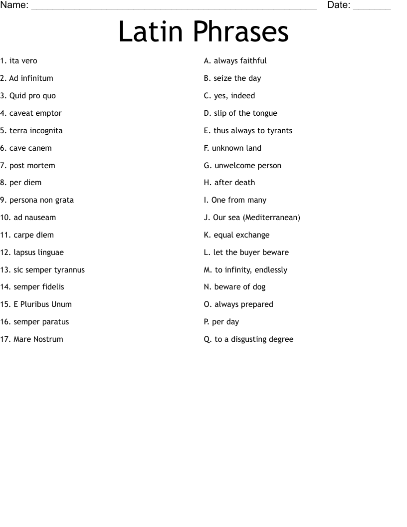 Persona Non Grata Crossword WordMint Persona Non Grata Crossword WordMint