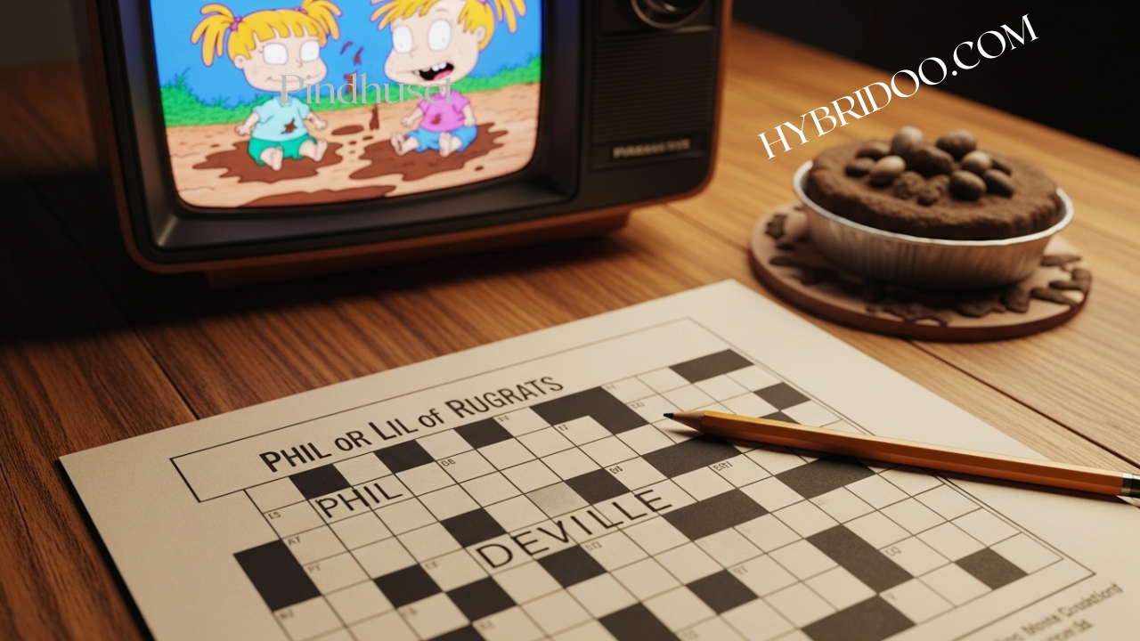 phil or lil of rugrats crossword