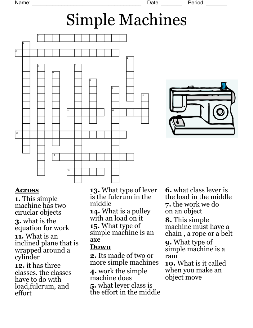 Pilates Crossword WordMint