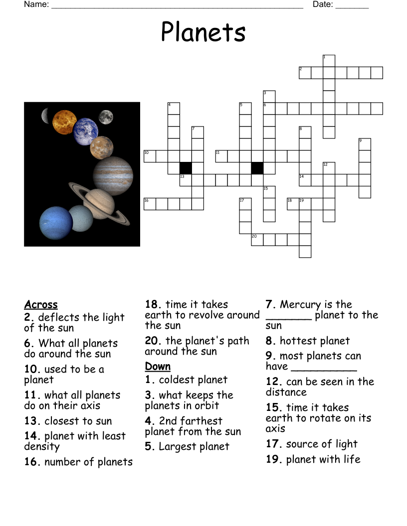far away dwarf planet crossword