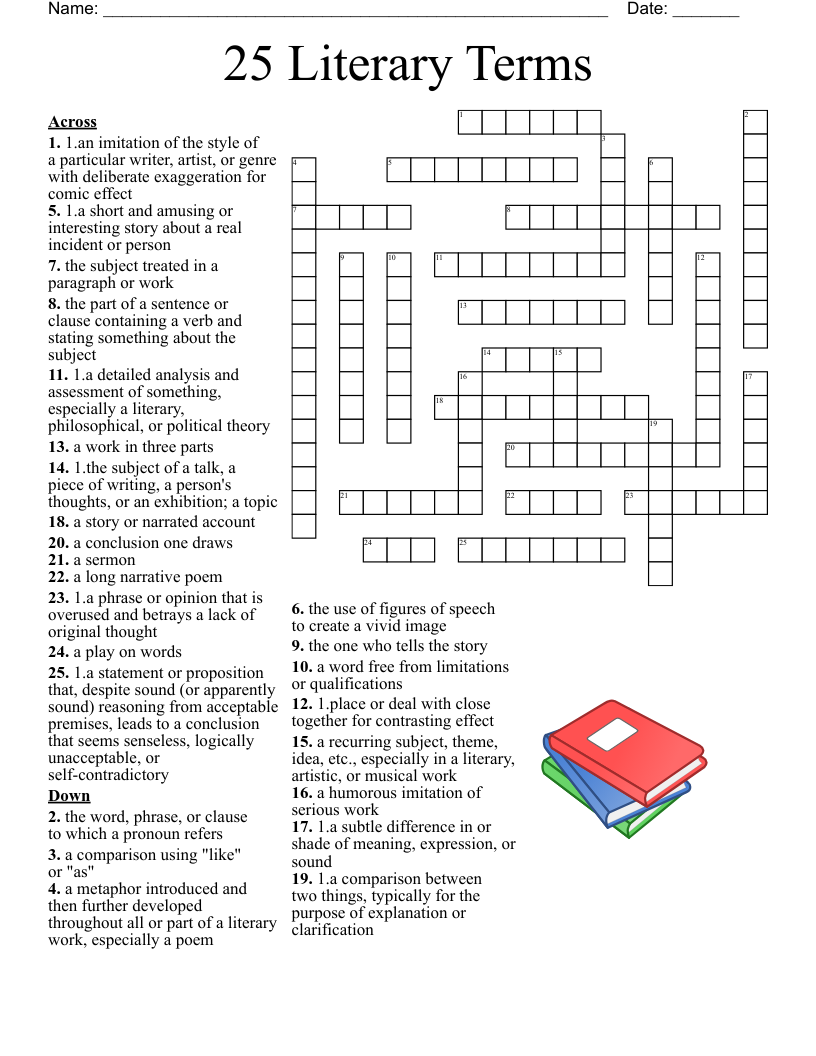 poetic foot crossword