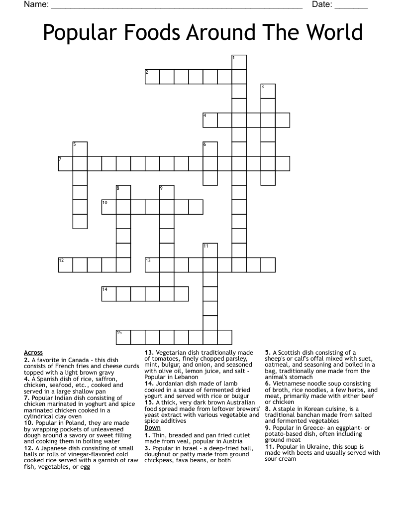 indian yogurt dish crossword indian yogurt dish crossword